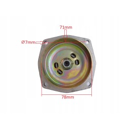 Clutch bell with aluminum pocket sprocket, 7 teeth