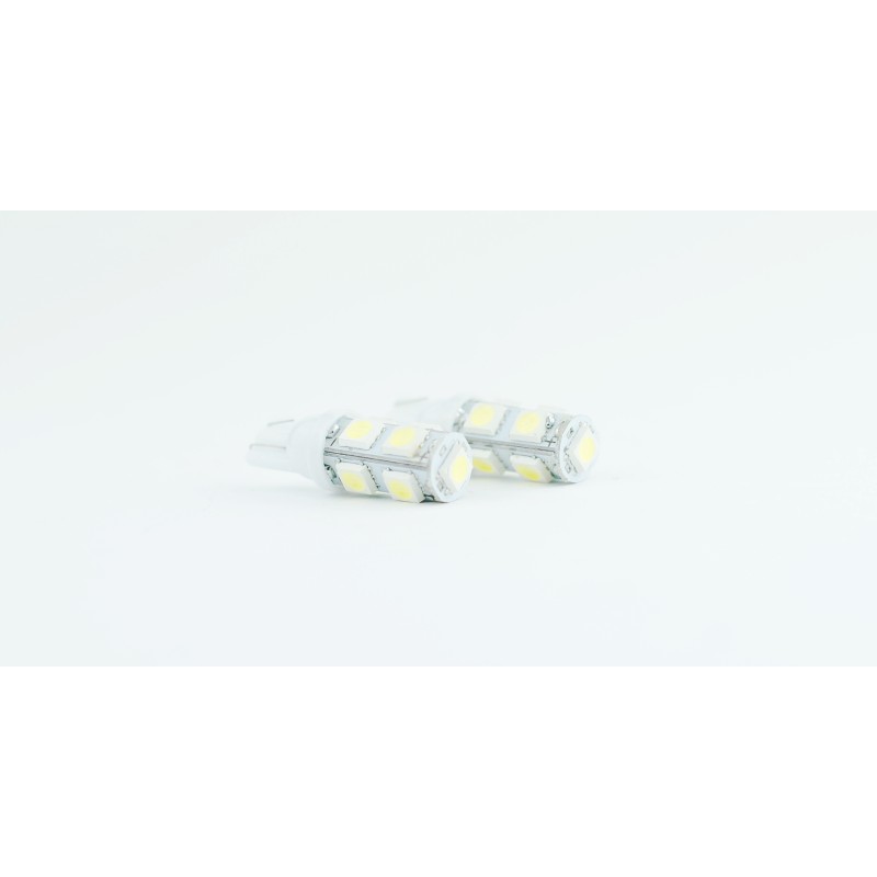 LED bulb w5w t10 9 led smd white xenon 2 pcs
