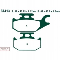 Brake pads moto suzuki lt a 750 king quad 08 10