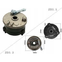 Front hub atv 110 125 left work