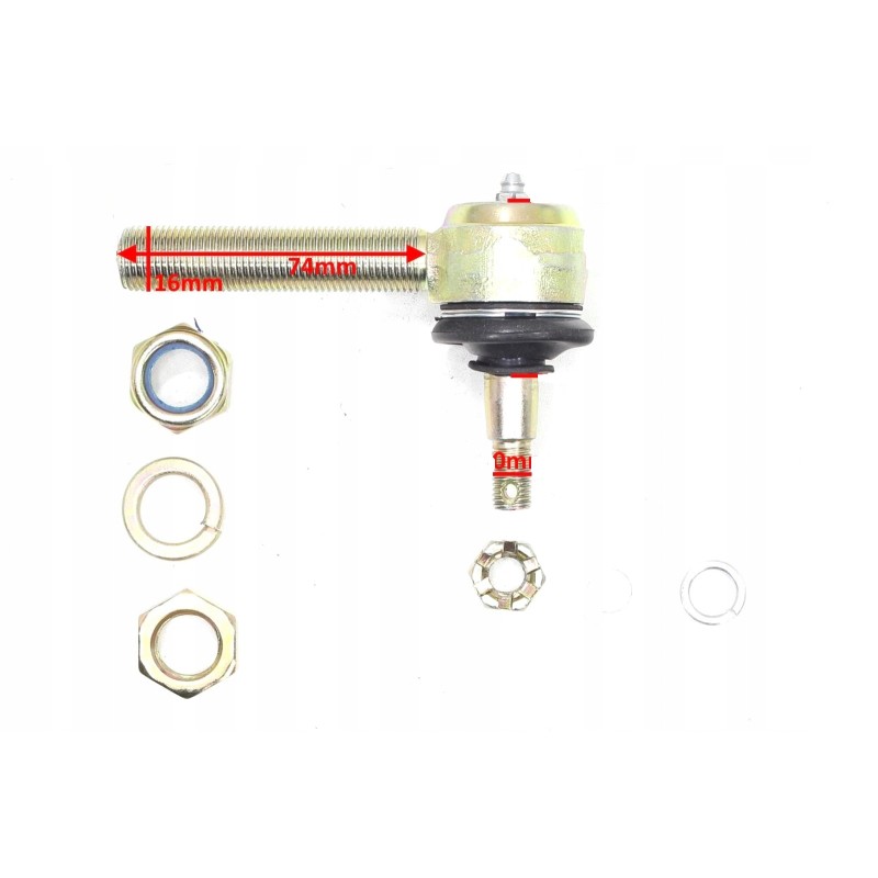 Upper wishbone pin atv 150 diablo fuxin end