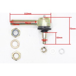 Upper wishbone pin atv 150 diablo fuxin end