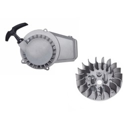 Magneto flywheel pocket win