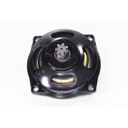 Clutch bell with a metal pocket sprocket with 7 teeth