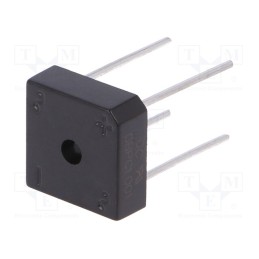 1 pcs x DC COMPONENTS - GBPC1001 - Bridge rectifier: single-phase, Urmax: 100V, If: 10A, Ifsm: 175A