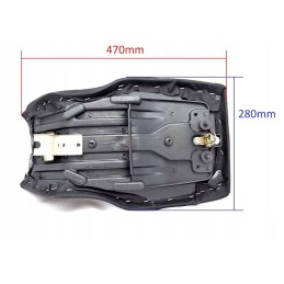 ATV seat 006 110 125cc quad wide black