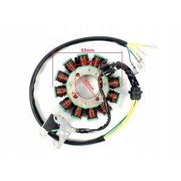 Ignition device stator atv 200 250 cg 12 coils 93mm