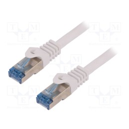 1 pcs x LOGILINK - CQ4012S - Patch cord, S/FTP, 6a, stranded, Cu, LSZH, grey, 250mm, 26AWG