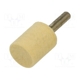 1 pcs x ABRA BETA - 1236140 - Grinding pin, for polishing metals, felt, with lever