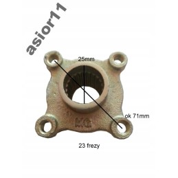 Fixing the rear sprocket hub, rear quad 110 125