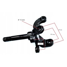 Left steering knuckle atv quad bashan 200 250