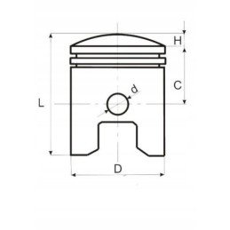 63 40 15 22 piston atv200 kinroad bashan air