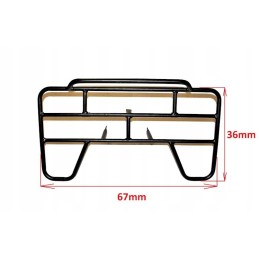Rear rack atv quad 110 125cc 67mm black