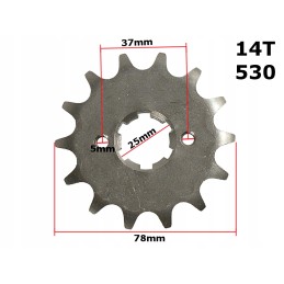 Front sprocket 530 14t atv 150 gy fuxin diablo org
