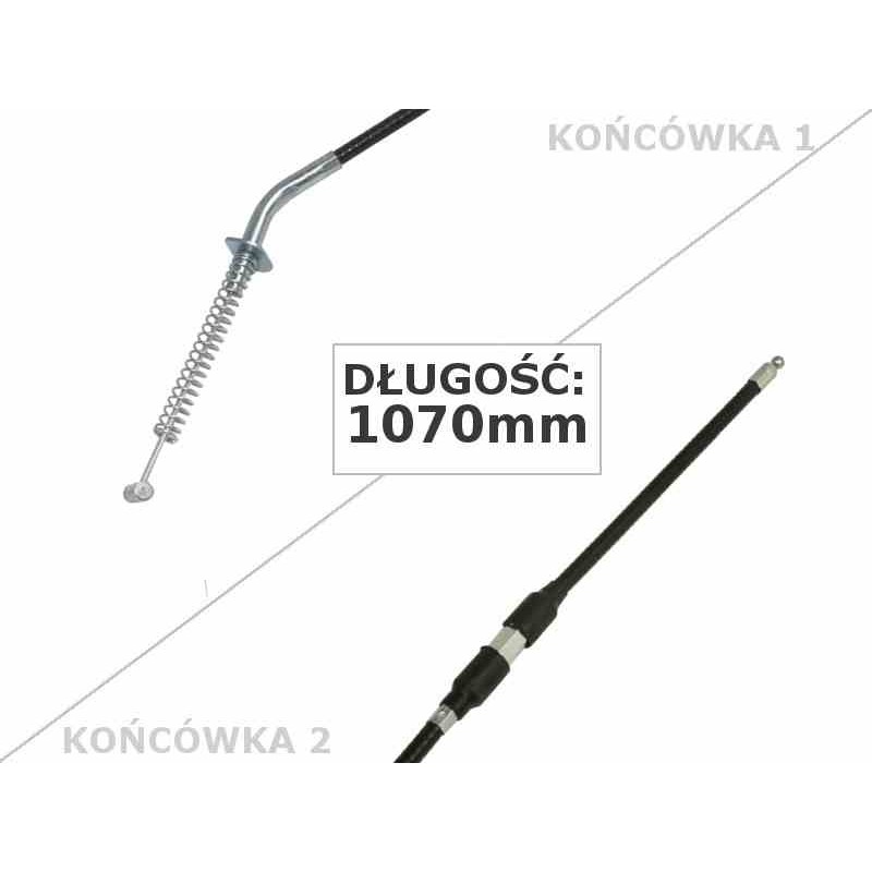 Brake cable atv 110 1070mm quad