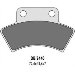 Delta braking brake pads kh232 quadzilla polaris rear