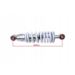 Rear shock absorber 125 oil, white, 24 cm