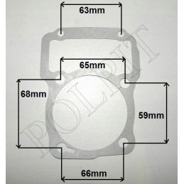 Gasket for cylinder atv shineray 250stxe