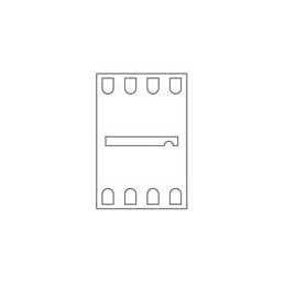 1 pcs : AT25SF081B-MAHB-T - NOR Flash 8 Mbit, 3.0V (2.7V to 3.6V), -40C to 85C, DFN 2x3 (Tape & Reel), Single, Dual, Quad SPI NO