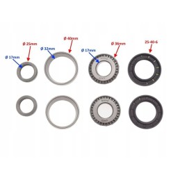 Rear swingarm bearing for ATV Bashan 250s, 5 bearings