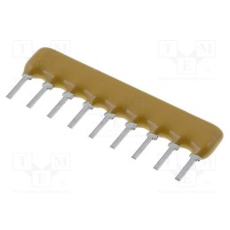 5 pcs x BOURNS - 4609X-101-102LF - Resistor network: X, THT, 1kΩ, ±2%, 0.2W, No.of resistors: 8, 100V