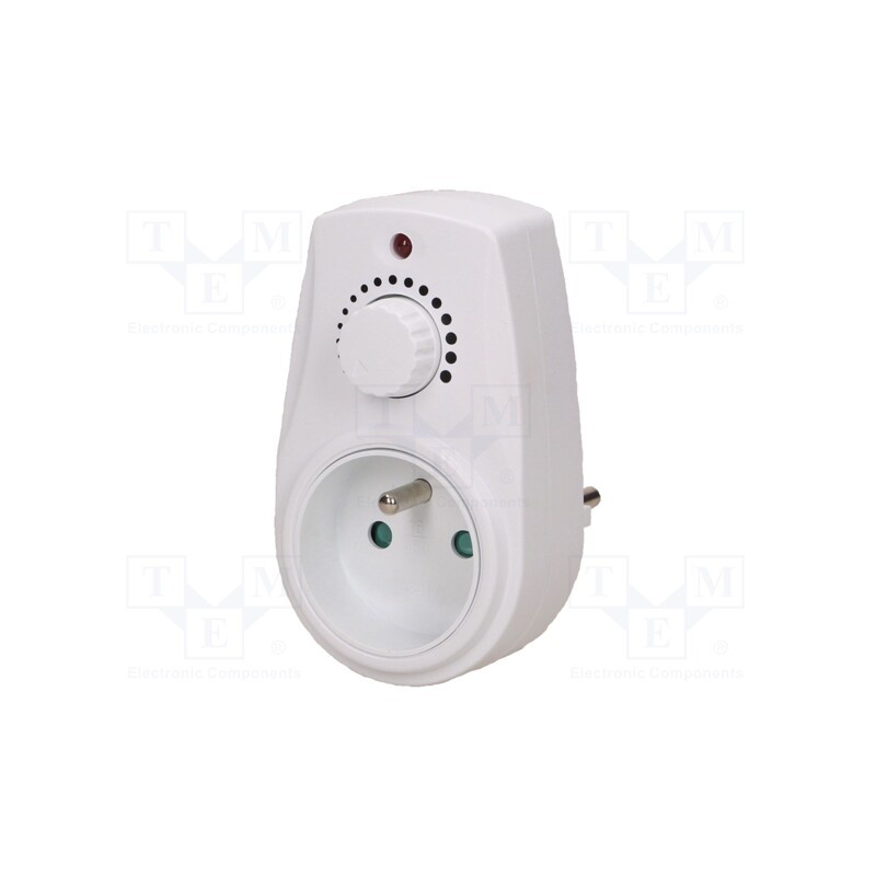 1 pcs x ORNO - OR-AE-13114 - Dimmer, plug-in, 230VAC, white, 280W, Standard