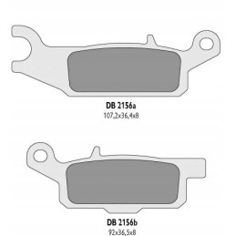 Delta braking brake pads kh444 yamaha yfm 550 11 14