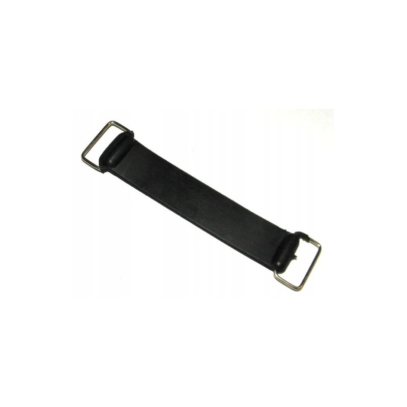 Battery mounting strap for quad cross