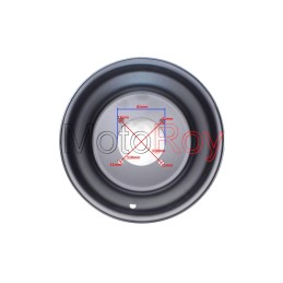 Rim ATV 8 4 bolts front ATV 200 Bashan black