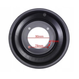 Rim 8 rear atv 200 250 bashan black 4 screws
