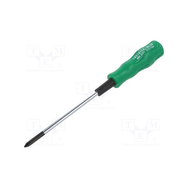 1 pcs x ENGINEER - DG-24 - Screwdriver, Phillips, PH0, Blade length: 80mm, Overall len: 167mm