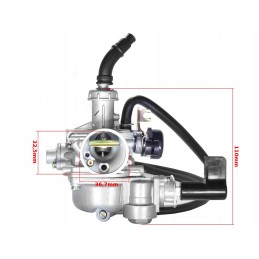 ATV carburetor 125 cg, cable choke, tap fu, horizontal engine with marking