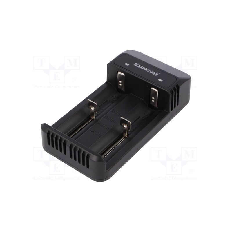 1 pcs x KEEPPOWER - C2 - Charger: for rechargeable batteries, Li-Ion, 3.6/3.7V, 2A, 5VDC