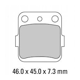 Brake pads iws tyl yamaha yfm raptor 350