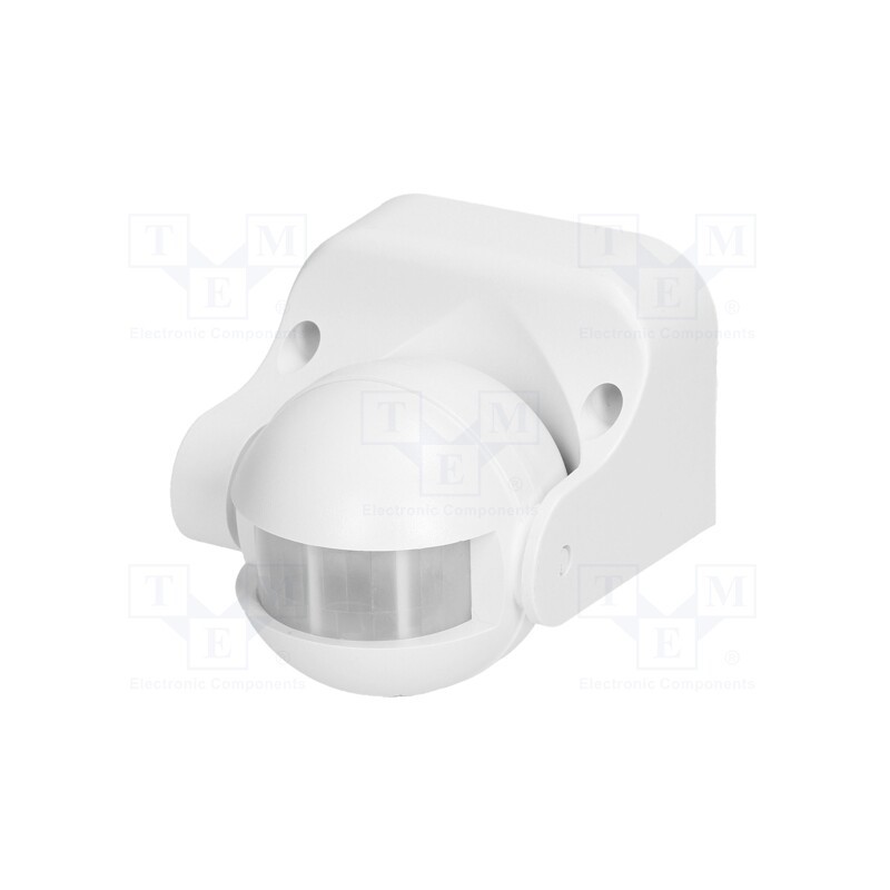 1 pcs x ORNO - OR-CR-201/W - Motion sensor, wall mount, 230VAC, IP44, 12m, Range: 10s÷7min, 180°
