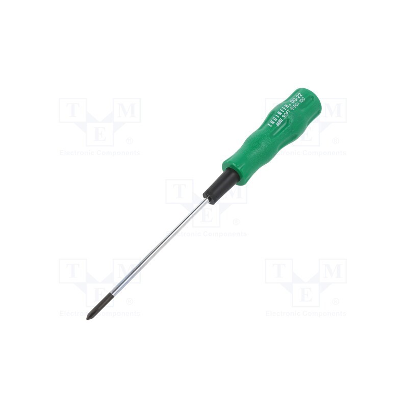 1 pcs x ENGINEER - DG-22 - Screwdriver, Phillips, PH00, Blade length: 80mm