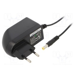 1 pcs x SUNNY - SYS1308N-2412-W2E - Power supply: switched-mode, plug, 12VDC, 2A, 24W, Plug: EU, 81.39%