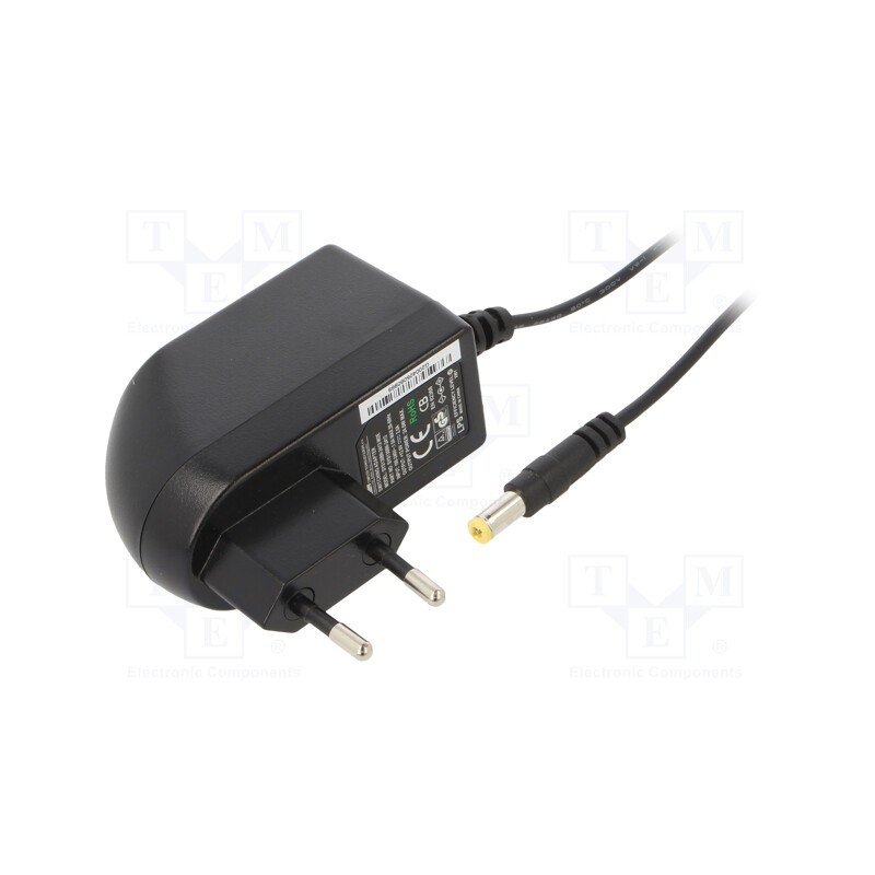 1 pcs x SUNNY - SYS1308N-2412-W2E - Power supply: switched-mode, plug, 12VDC, 2A, 24W, Plug: EU, 81.39%