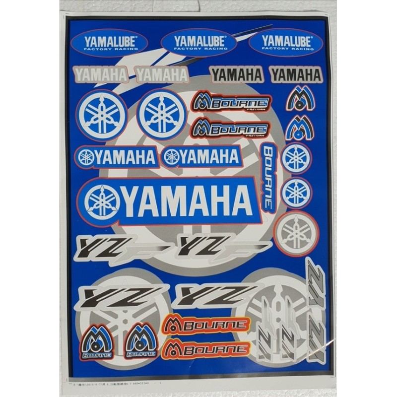 Yamaha yz sticker yzf yamaha stickers