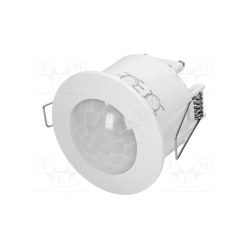 1 pcs x ORNO - OR-CR-207 - Motion sensor, ceiling, 230VAC, IP20, 6m, Range: 10s÷15min, 360°