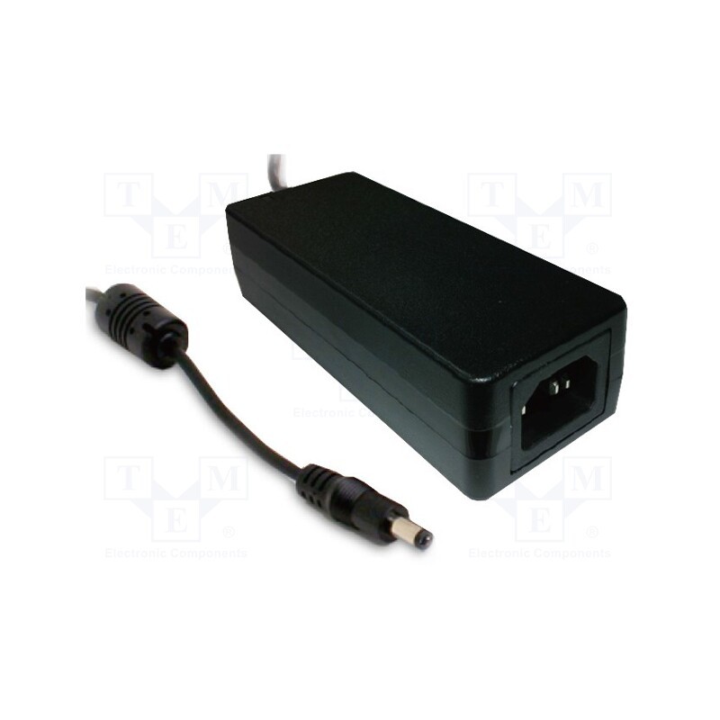 1 pcs x MEAN WELL - GST40A15-P1J - Power supply: switched-mode, 15VDC, 2.67A, Out: 5,5/2,1, 40W, 90%
