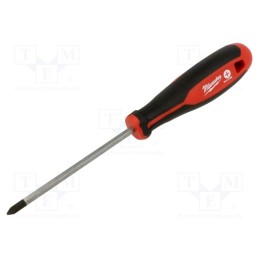 1 pcs x Milwaukee - 4932471786 - Screwdriver, Phillips, PH1, 100mm