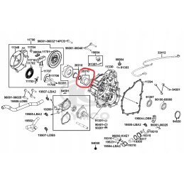 Kymco mxu 500 550 shredder sealing ring