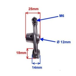 Valve rockers set cb 250 cc zs169 fmm atv