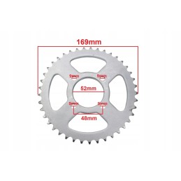Rear sprocket 428 43z 52mm atv cross 110 125 bri