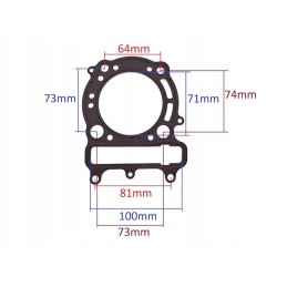 Head gasket for atv quad linhai buyang 300