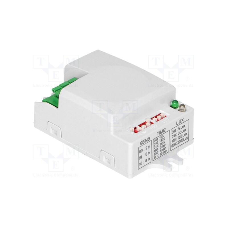 1 pcs x ORNO - OR-CR-229 - Microwave motion detector, wall mount,plaster embedded, 230VAC