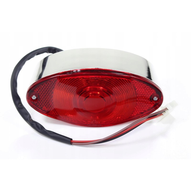 Oval rear lamp ATV 200 Bashan Nevada chrome