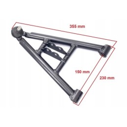 Complete swingarm quad atv 250 lower right 355 mm quality