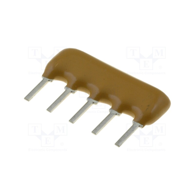 5 pcs x BOURNS - 4605X-101-472LF - Resistor network: X, THT, 4.7kΩ, ±2%, 0.2W, No.of resistors: 4, 100V